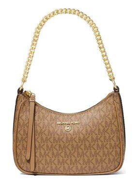 Michael Kors Jet Set Charm Small Chain Pouchette Shoulder Handbag NWT Authentic!